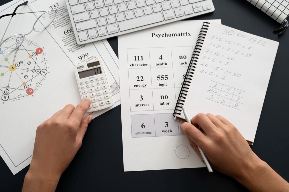 Students comparing SAT and ACT practice tests